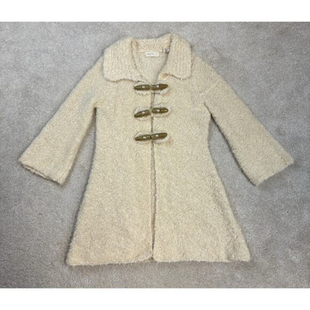 Anthropologie Sleeping On Snow Wool/Mohair Blend Woodcutter Cardigan Size S